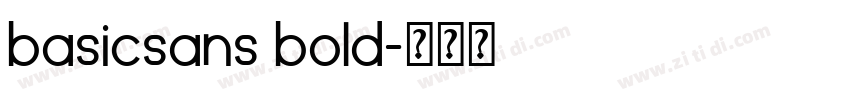 basicsans bold字体转换 basicsans bold字体转换